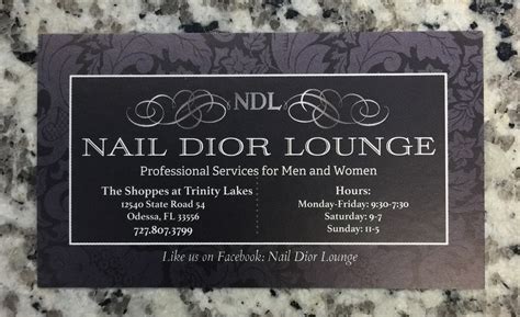 nail dior odessa|Nail Dior Lounge, 12540 State Road 54, Odessa, FL 33556, US.